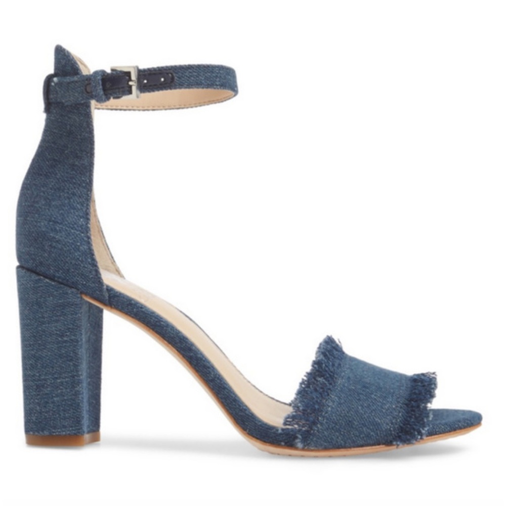 Vince Camuto Corlina Denim Heels